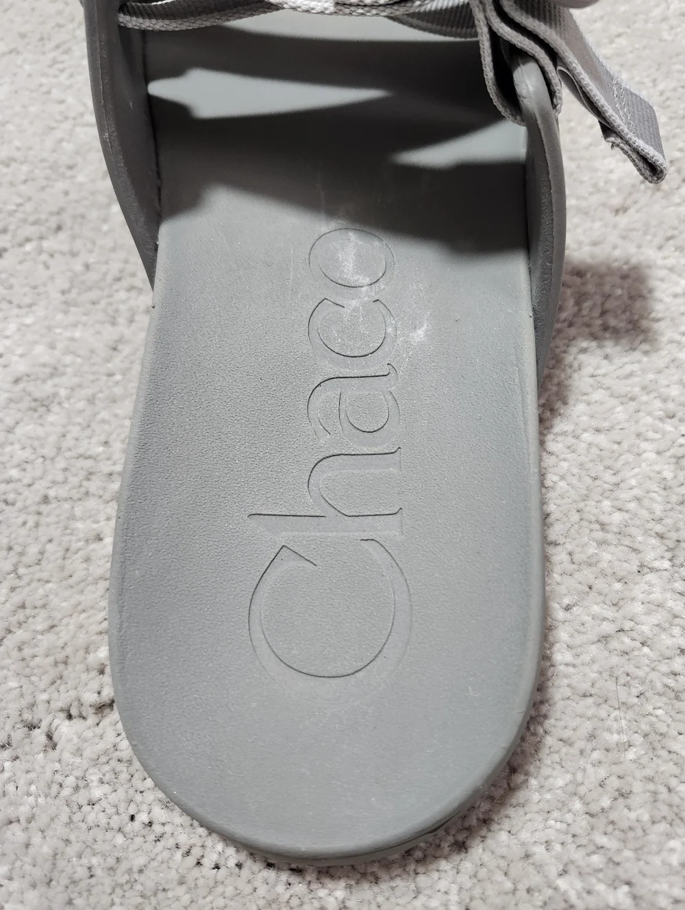 Chaco‎ Men's Chillos Summer Slide Sandal Shoe Grey Size 10